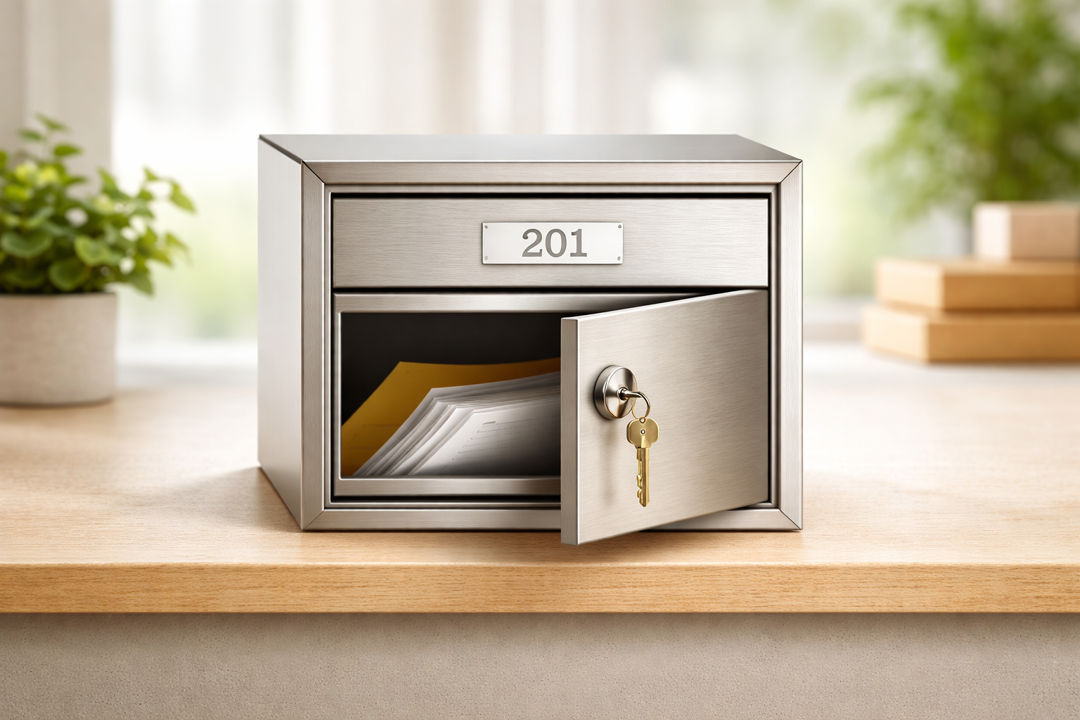 Private mailbox membership at the Shipping Lounge